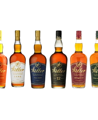 Weller Complete 6 Bottle Collection 750ml bourbon set