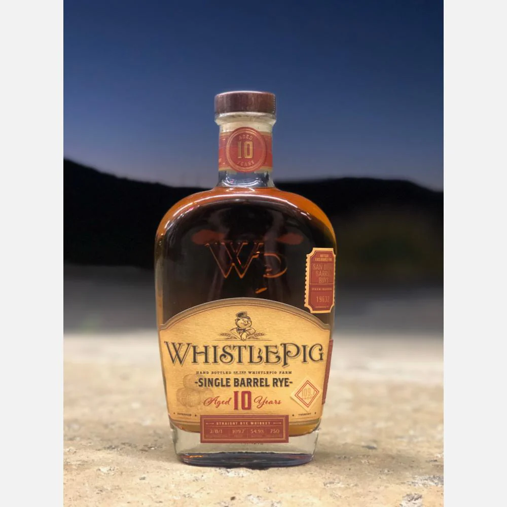 Whistlepig 10-year San Diego Barrel Boys Single Barrel Rye Whiskey 16-year #95631 - Image 2