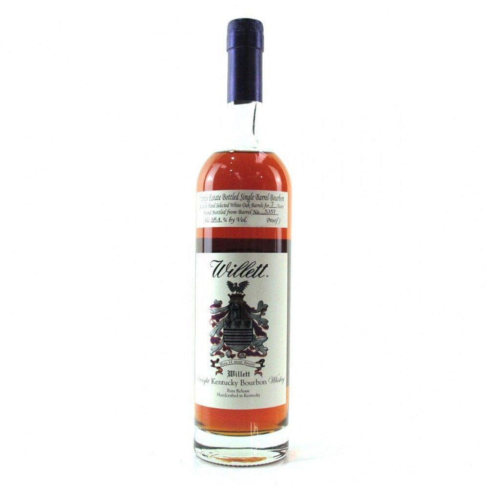 Willett Family Estate Bottled Single Barrel Bourbon Aged in White Oak Barrels for 9 Years 137.2 Proof