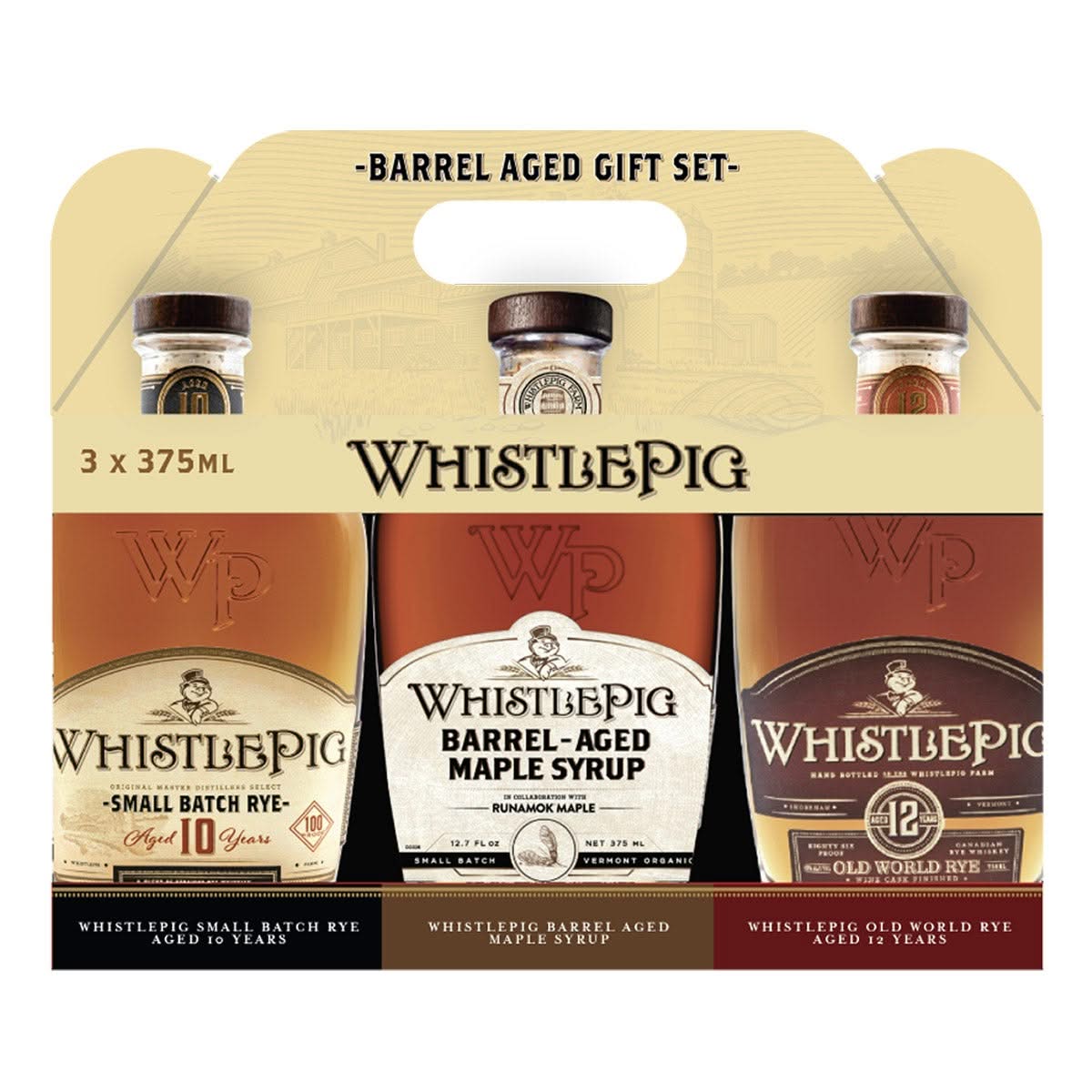 WhistlePig Barrel Aged Gift Set 3x375ml - Image 2