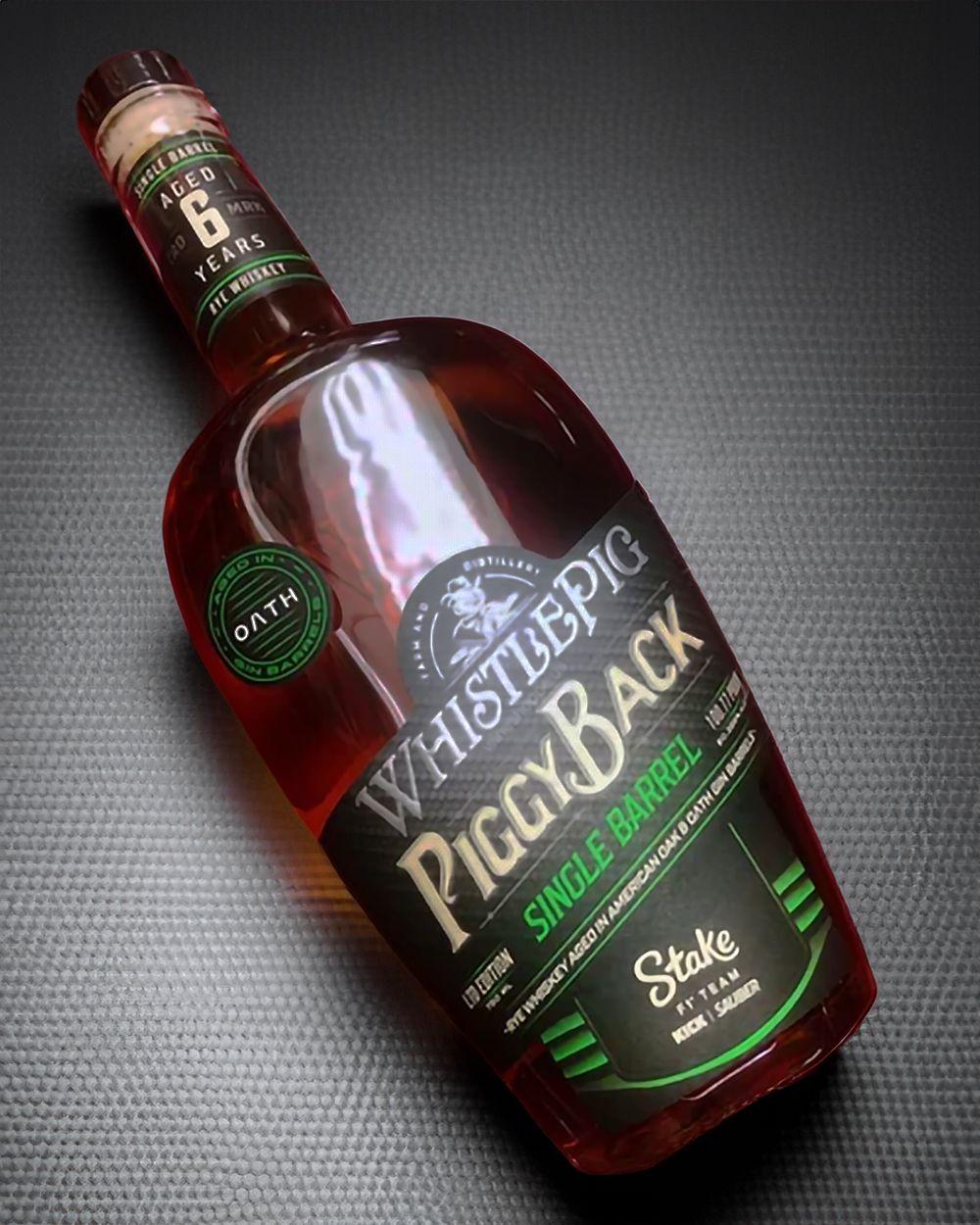 WhistlePig Rye Whiskey Piggyback Stake F1 Team Limited Edition - Image 2