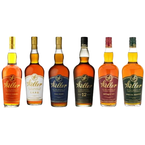 Weller Complete Set of 6 bottles all 750ML