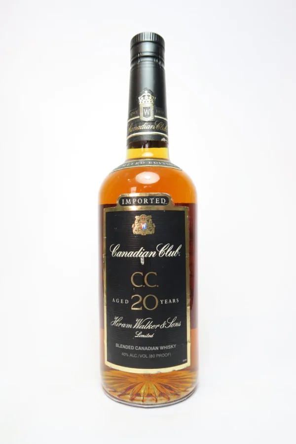 Canadian Club 20YO Limited Edition Blended Canadian Whisky - Bottled 1995 (40%, 75cl)