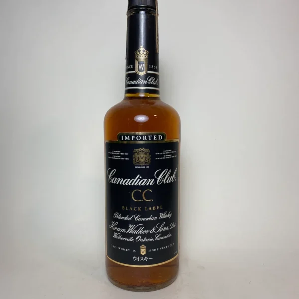 Canadian Club Black Label 8YO Blended Canadian Whisky - Distilled 1980s / Bottled 1990s (40%, 75cl)