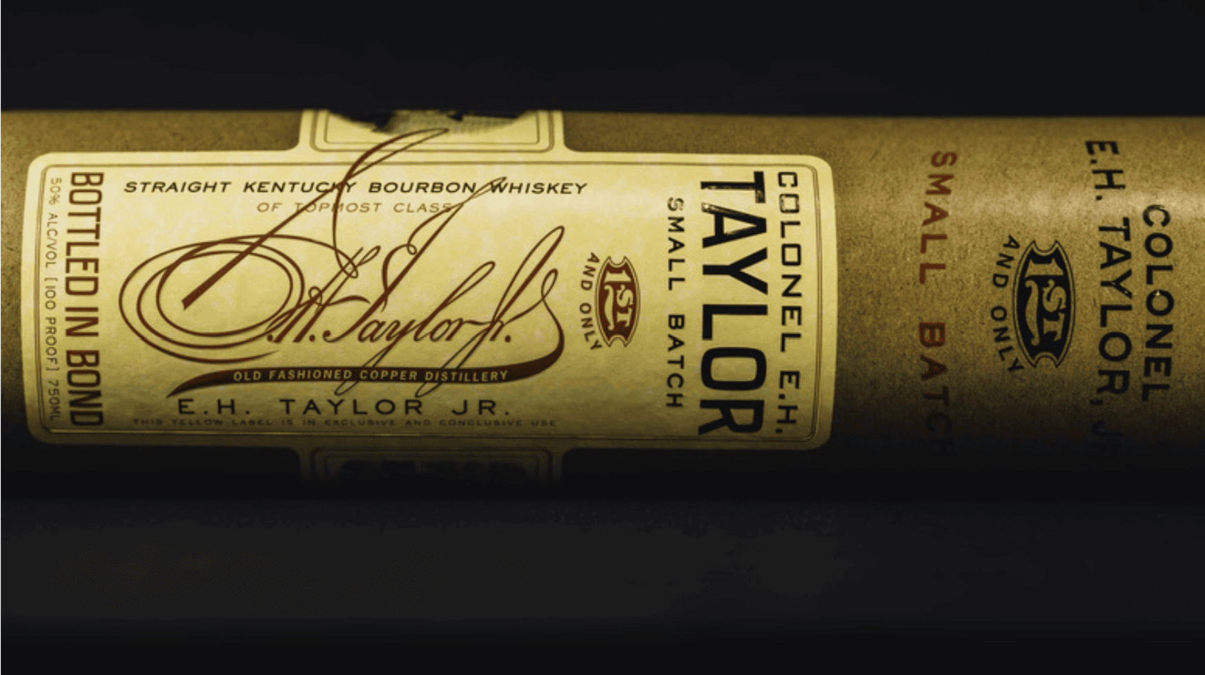 The Colonel E.H. Taylor Small batch bourbon packing